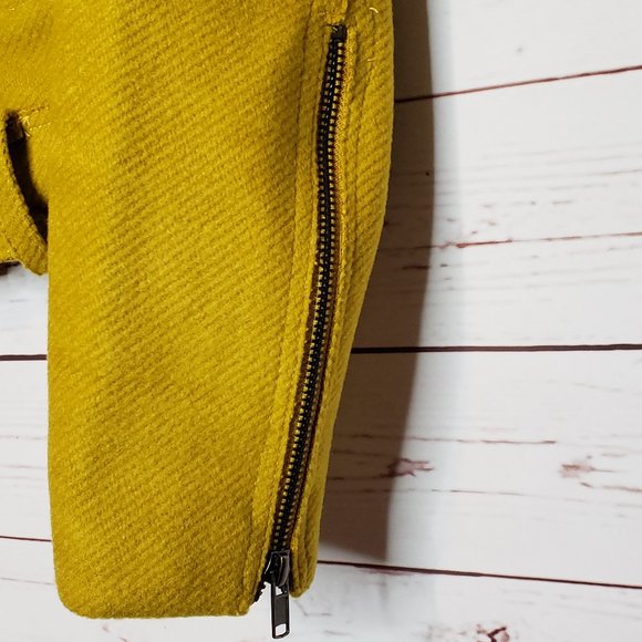 Stitch Fix Emory Park Fix Yellow Moto Jacket - Picture 9 of 13